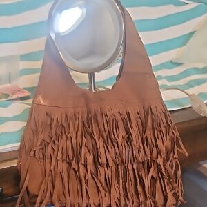 Boho Fringe shoulder purse